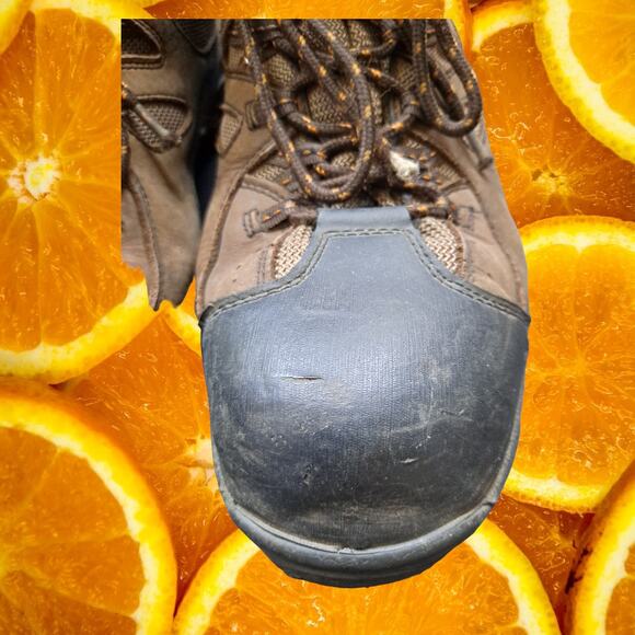 Wolverine Steel Toe Boots Tan and Black Size 14 - Picture 5 of 9